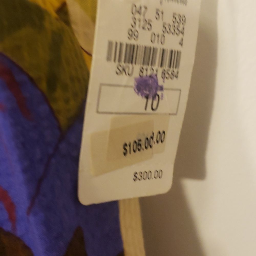 Vintage David Meister Floral Dress nwt - Picture 2 of 3